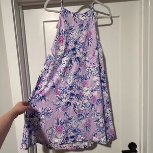 Lilly Pulitzer Floral Mini Dress - Pink and Blue